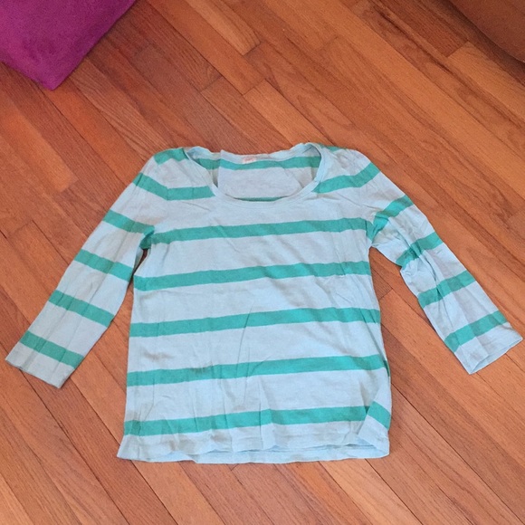 J. Crew Tops - Seagreen J Crew 3/4 shirt